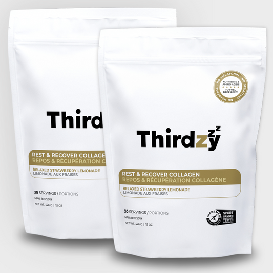 Thirdzy melatonin-free sleep formula packaging on a clean white background